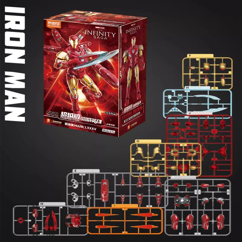 Original BLOKEES Die Avengers Thor Iron Man Mk85 Captain America Tony Stark Anime Abbildung Modell Bausteine Spielzeug Kinder Geschenke – Detail 12