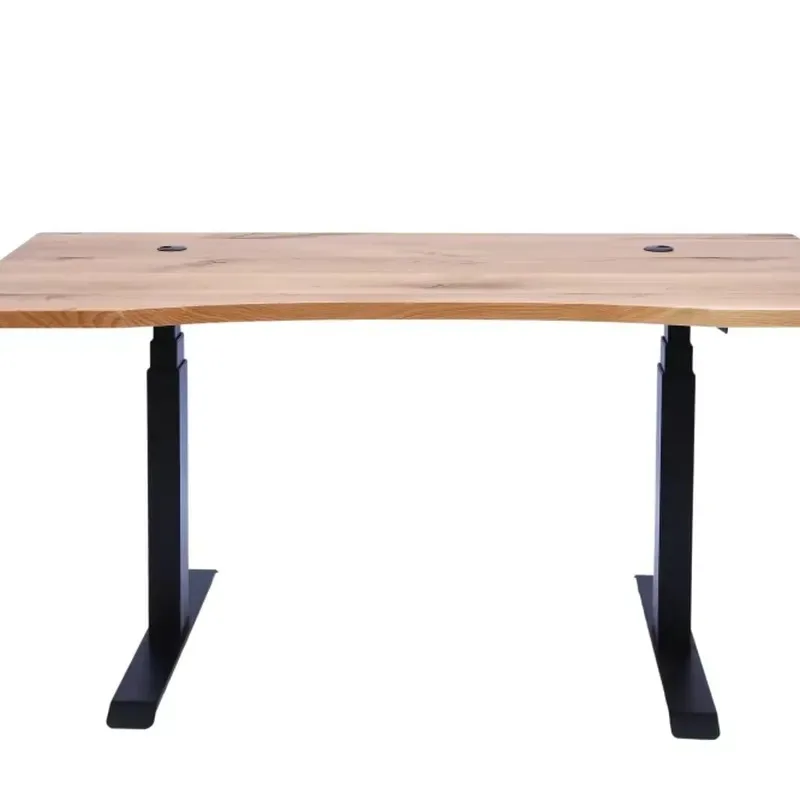 Solid White Oak Wood Edge Glue Modern Minimalist Workbench Desktop 30x60x1.5 Inch