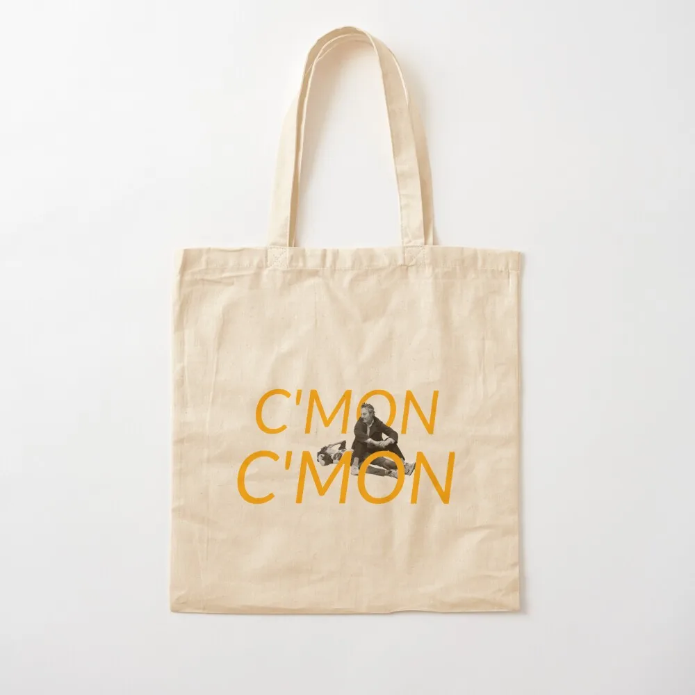 Cmon cmon design print Tote Bag Big bag Custom bag shopping cart bags female