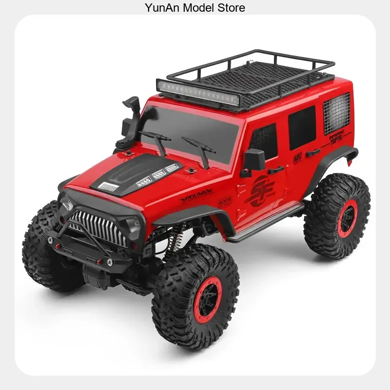WLtoys 104311 1/10 Scale 4WD RC Rock Crawler Jeep with Dual Solid Axle Suspension 2.4GHz Brushed RTR