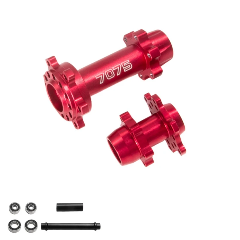 For LOSI 1/4 Promoto-MX Electric Motorcycle Aluminum Alloy 7075 Front And Rear Axles 262012 Red Replacement Parts Accessories