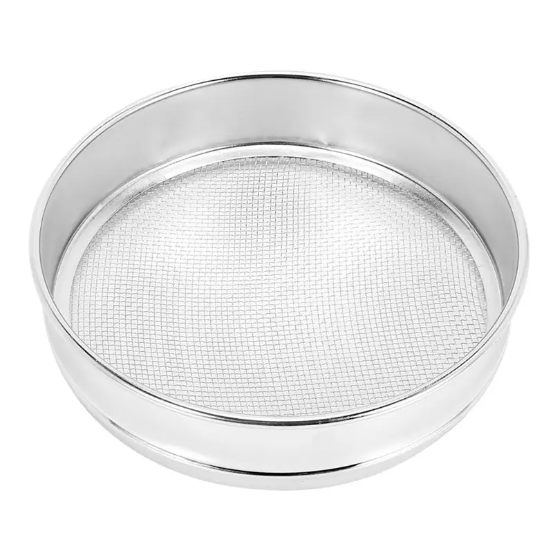 AT19-5X Heavy Duty Garden Riddle Sieve Mesh Soil Sift Compost Seed Tray Gardening Tool-10 (2Mm)