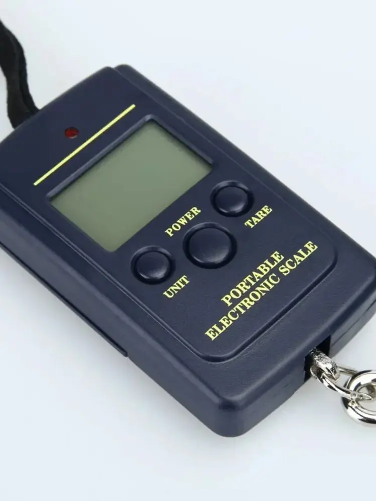 50kg Multifunctional Mini Electronic Digital Portable Hanging Scale Weighs Tool for Fishing Luggage Suitcase Travel Hook Scales