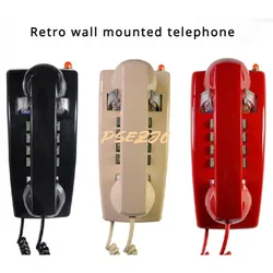 Hotel Bathroom Metal Ringtone Retro Old-fashioned Wall Mounted Telephone Home Fixed Creative