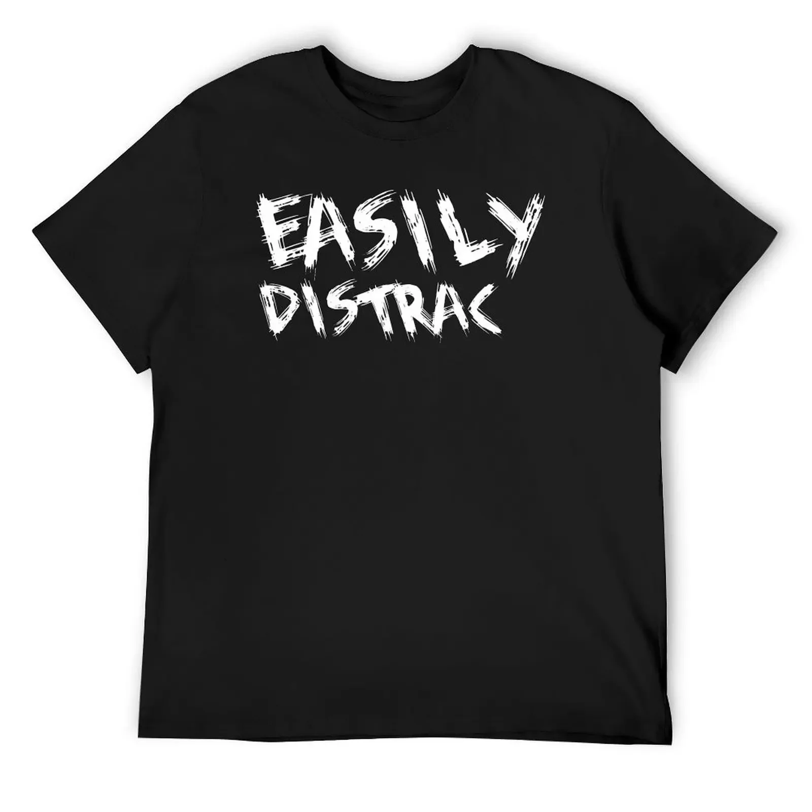 Easily Distracted T-Shirt sports fans customs mens cotton t shirts