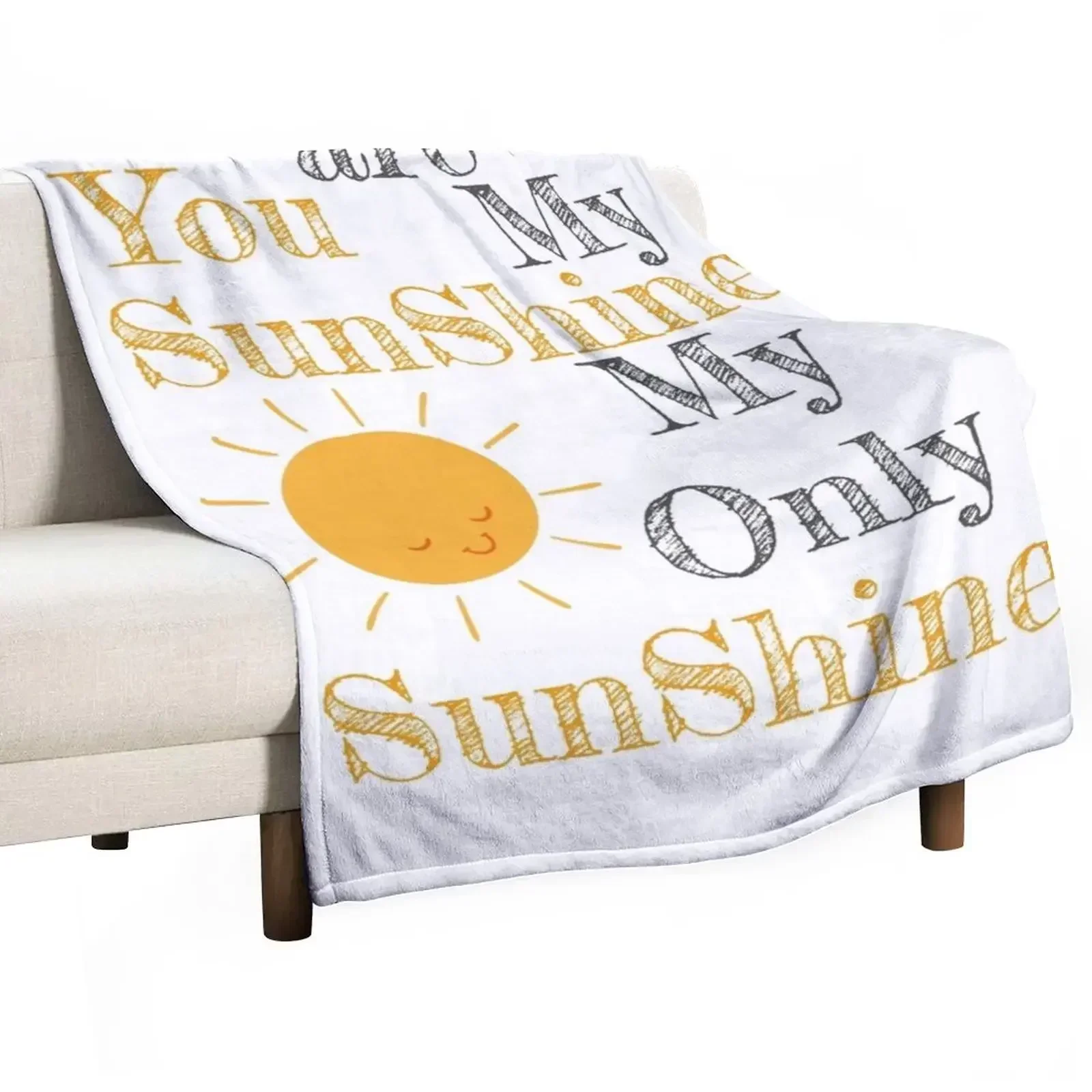 

New You are my shunshine my only sunshine sun Throw Blanket Plush Tourist Blankets