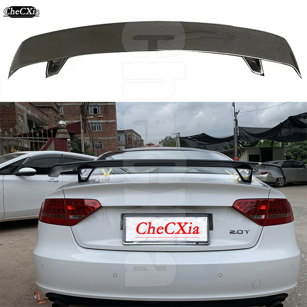 Suitable For Audi 2009-16 A5 S5 RS5 Rear Spoiler The Is Made Of High-Quality Fiberglass Material GT Style Rear Spoiler Tail Wing