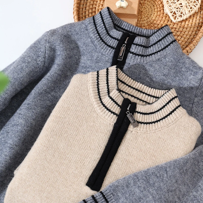 الأولاد رشاقته 100% رداء علوي من الصوف الاطفال الشتاء رقم 23 نمط كنزة صوف الفتيات الصوف رسالة معطف من قماش الكشمير القمم ملابس المراهقين #4