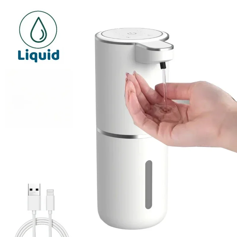

2026 380ML Automatic Foam Soap P11 Dispenser Bathroom Smart Washing Hand Machine Charging White ABS Material