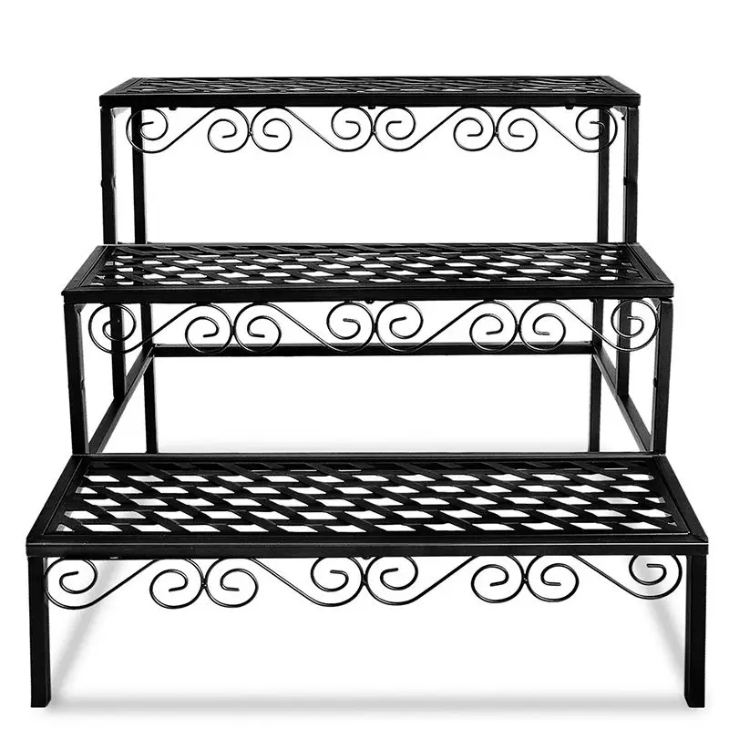 

Оптовая продажа: Многоярусная металлическая подставка-лестница для цветов и растений, для сада, балкона, дома и улицы