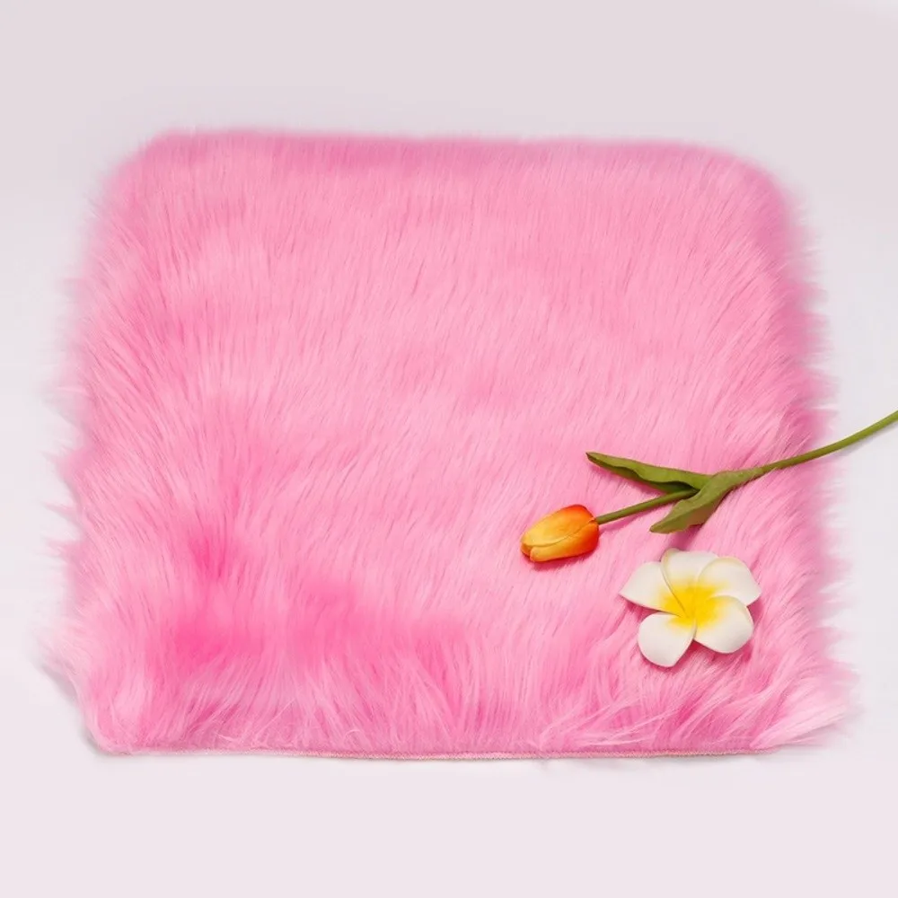 Soft Fur Nail Art Hand Rest Pad Foldable Live Streaming Display Cloth Photo Background Photography Props