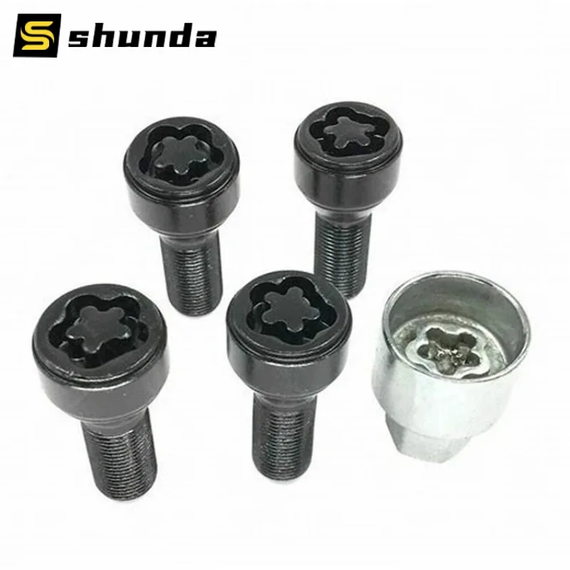 36136792851 High Quality M14x1.25 Tire Screw Bolts Wheel Bolt Lock Key For BMW X3 X5 X6 5 7 Series F20 F30 F10 G30 2010-2018