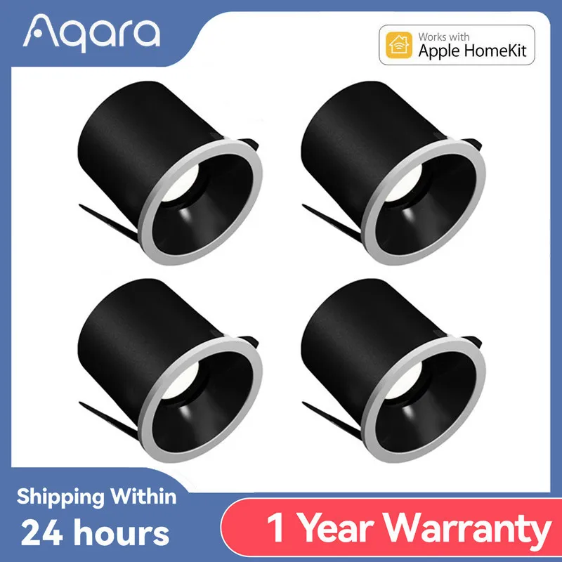 Aqara Smart Spotlight Downlight T3 Zigbee Dimming Round Light Beam Angle 15°24°36°80° Adaptive Lighting Dimming For Homekit App