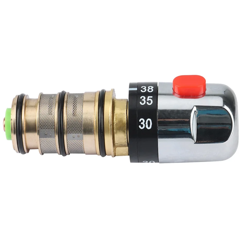 Brass Thermostatic Valve Temperature Control Ceramic Valve for Solar Water Heater Valve Parts Ceramic Mixer Tap