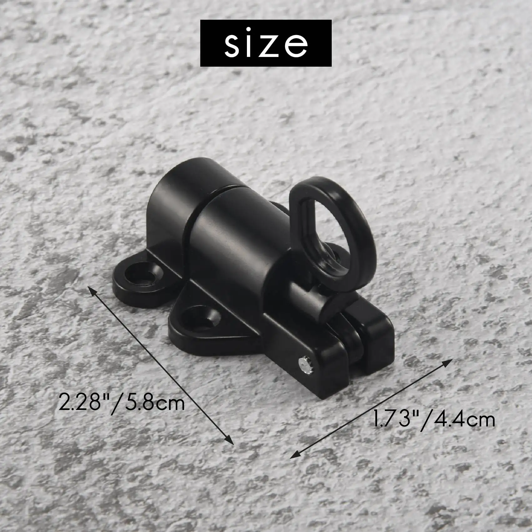 A01E-Aluminium Legierung Sicherheit Automatische Fenster Tor Schloss Spring Bounce Tür Riegel Riegel