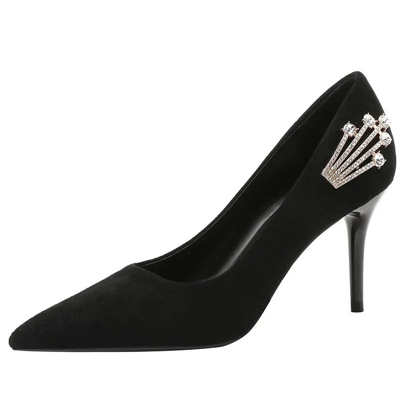 

Size 31-43 Black High Heels Shoes Women Party Shoes Stiletto Ladies Heels