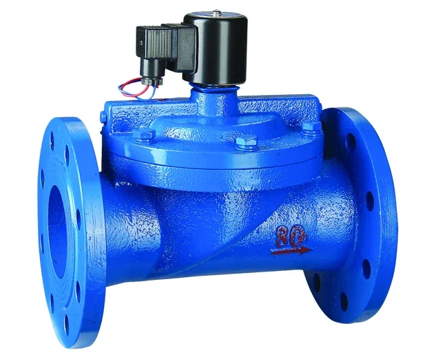 80CF WATER SOLENOID VALVE FLANGE DN80mm, Cast iron body