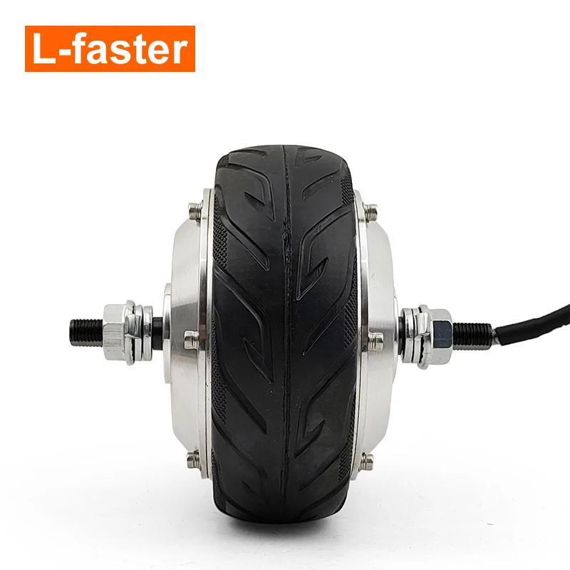 Roda do motor do cubo do carrilhão do scooter de 6,5 polegadas 350W com carro elétrico dos pneus do núcleo sólido