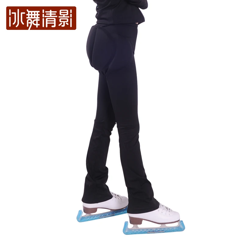 Pantalones de protección de cadera para patinaje artístico con pantalones de patinaje de terciopelo Conjunto de patinaje