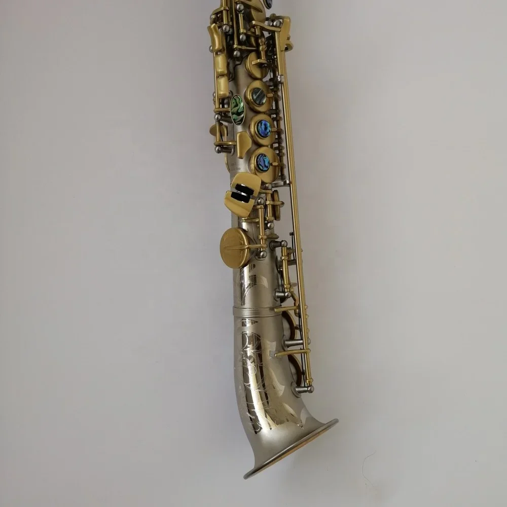 Matte lacquered keys, high quality keys, soprano saxophone wind instruments