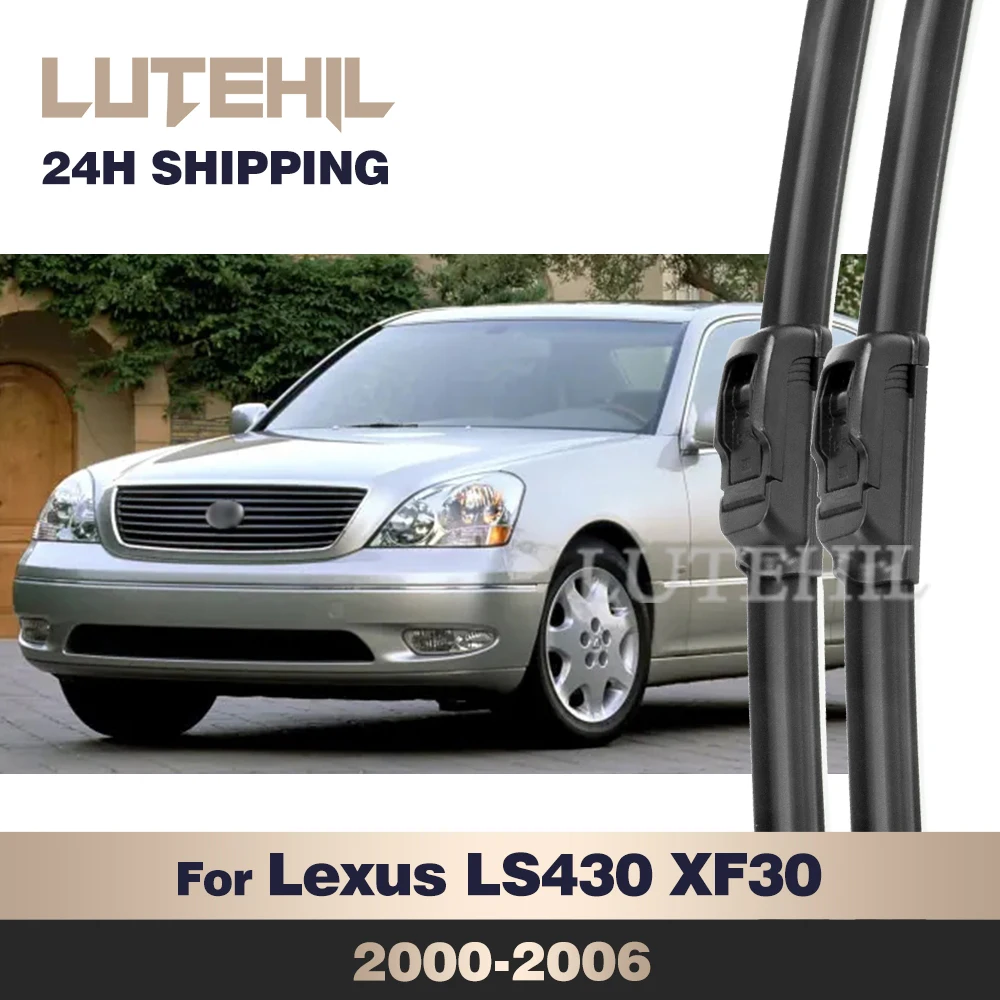 

For Lexus LS430 XF30 2000-2006 2001 2002 2003 2004 2005 Wiper Front Wiper Blades Windshield Windscreen Window Brush 24"+16"