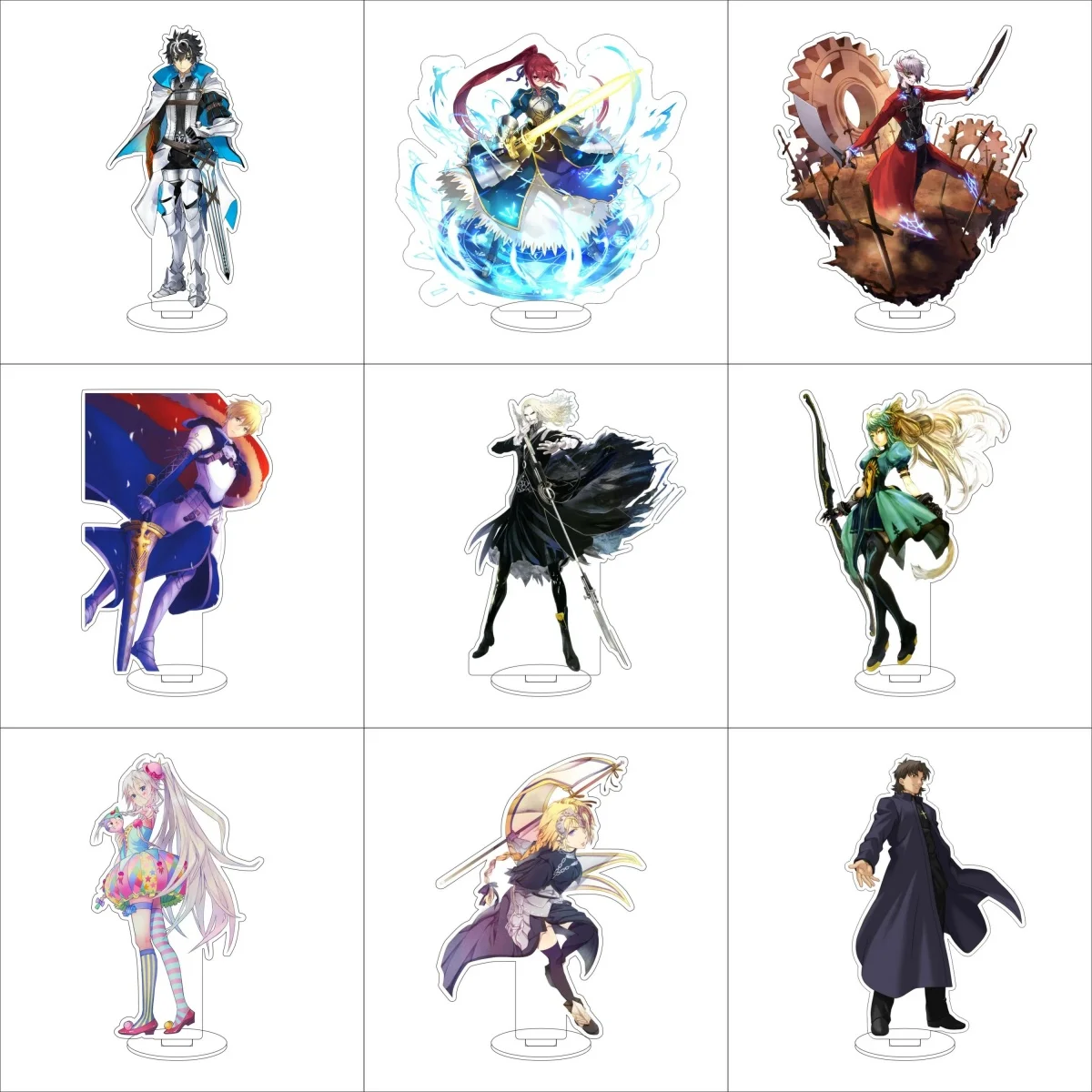 

15CM Charm Anime Fate Acrylic Stand Model Cosplay Characters Ornament Accessories Goods Collection Christmas Gifts