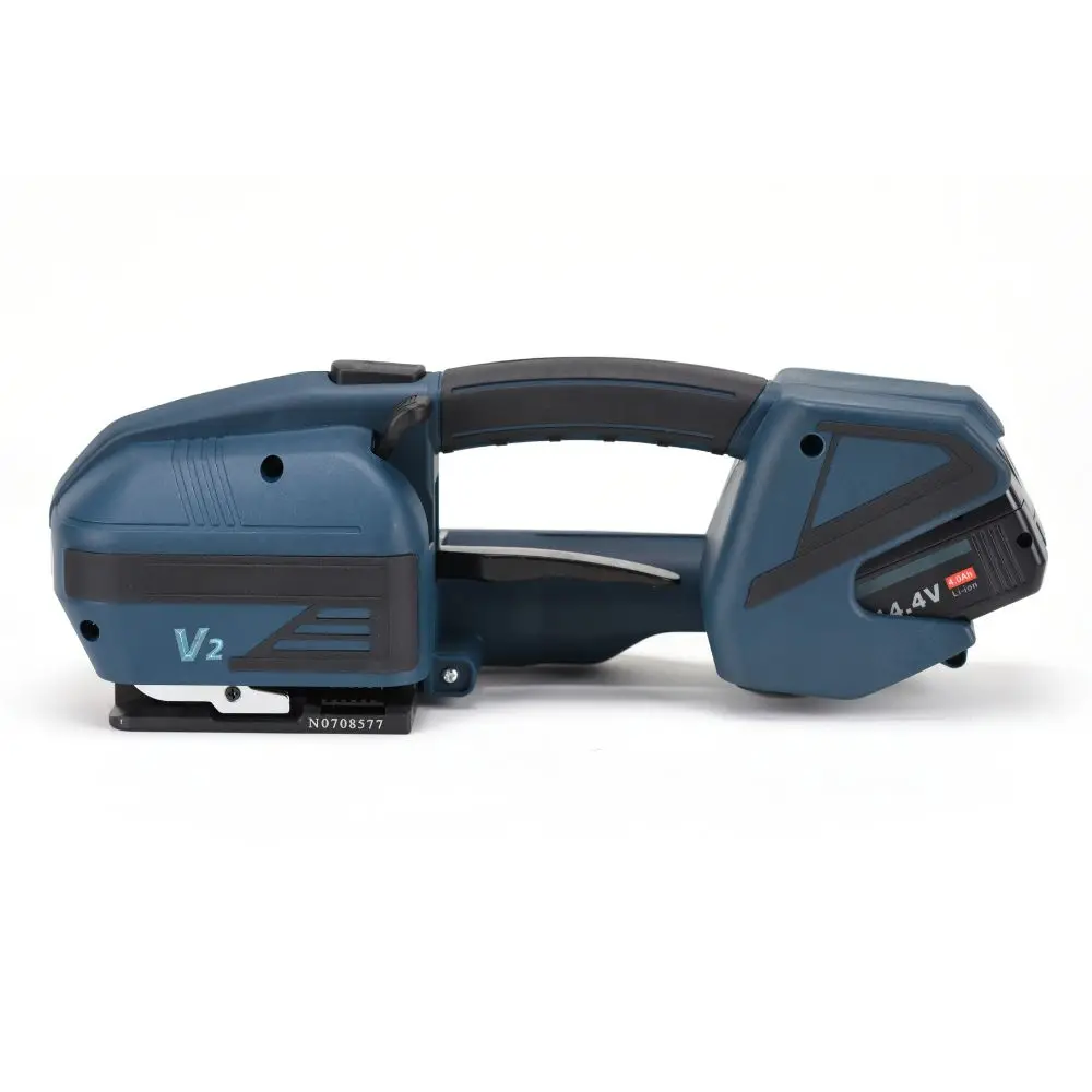 

V2 Automatic Pallet PET PP Battery Electric Strapping Packing Wrapping Machine