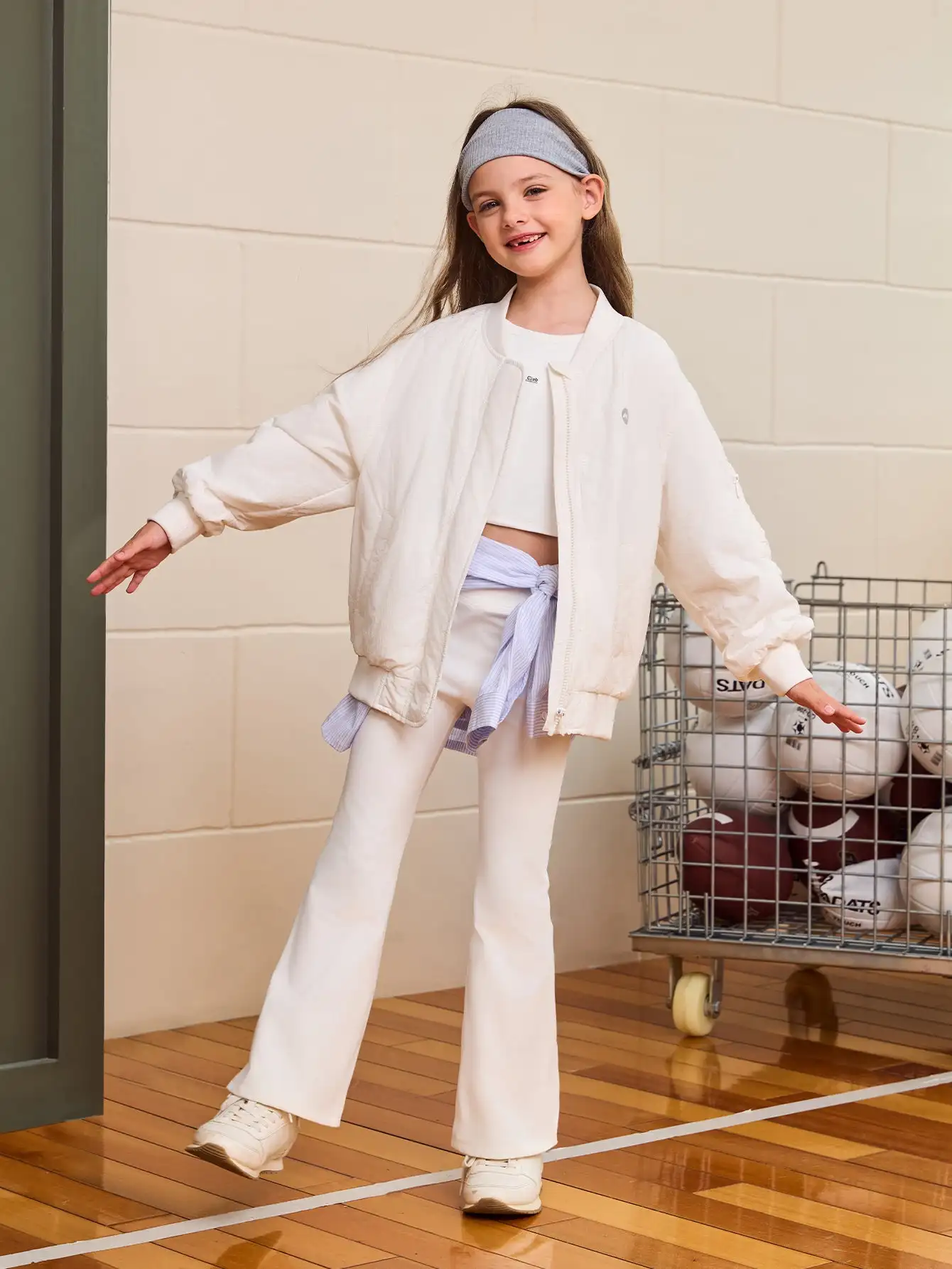 

MARC & JANIE Big Kids Girls Soft Stretch Flared Pants Yoga Leggings 551723