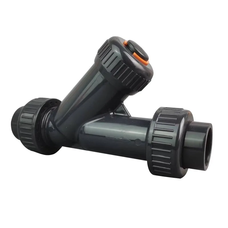 Y-Pattern Angle Seat Check Valve UPVC Non-Return Valve for Horizontal Installation in Plastic Piping