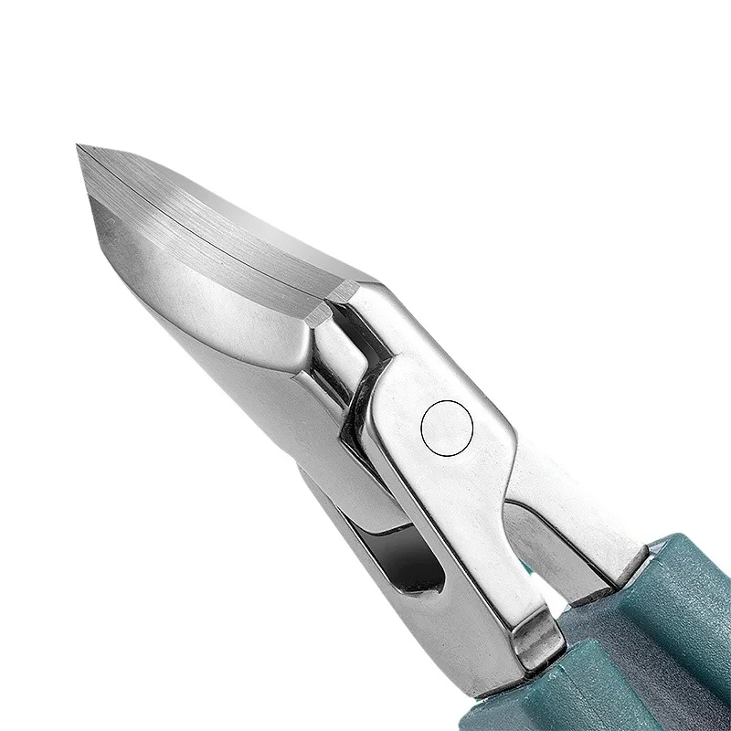 ชุดกรรไกรตัดเล็บแบบปากนกอินทรี 3 ชิ้น พร้อมที่กันเลอะ 25 °   ใบมีดโค้ง ดีไซน์ขอบเอียง แถบกว้าง คมกริบพิเศษ