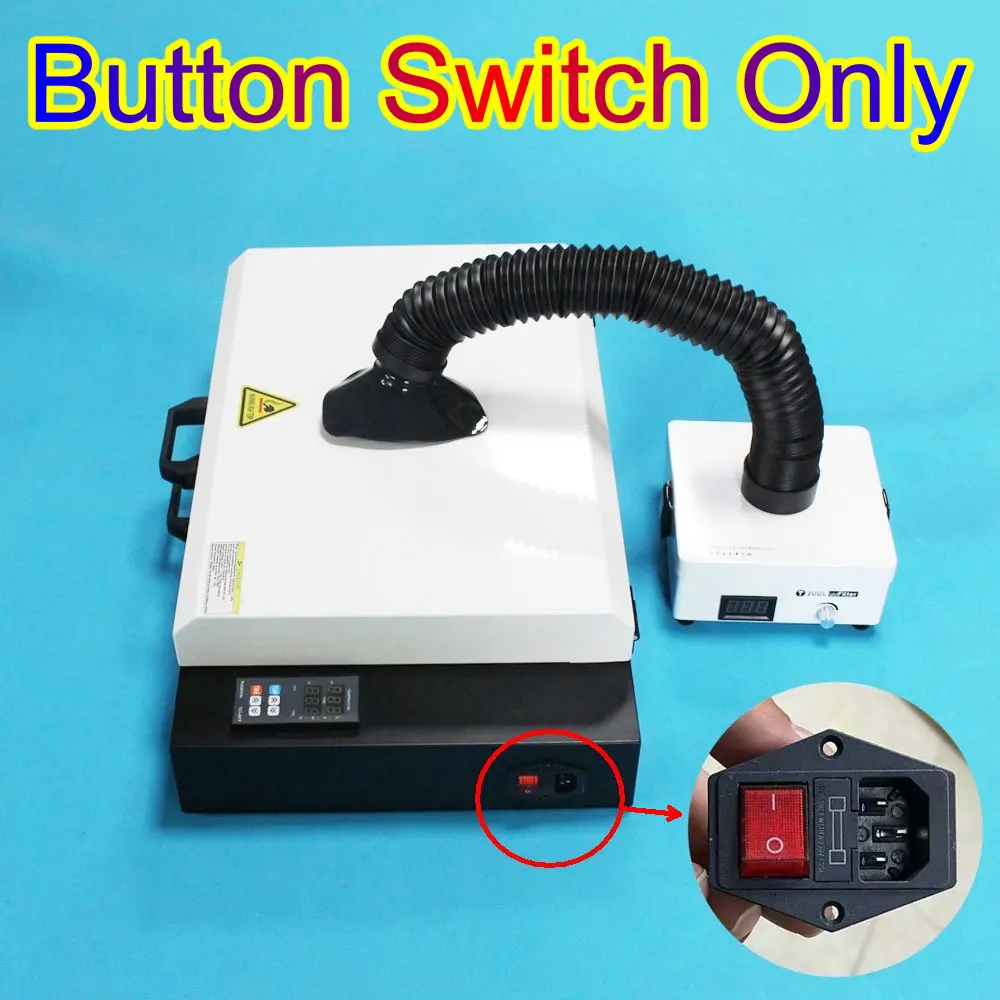 DTF Oven Push Button Switch On Off Start Buttons For DTF Heating Oven A2 A3 Dtf Printing Oven Device Replacement On/Off Button