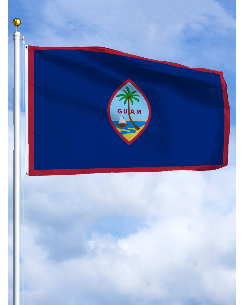 60×90 90x150 120×180CM guam usa Flag Polyester Printed Banner Tapestry For Decor