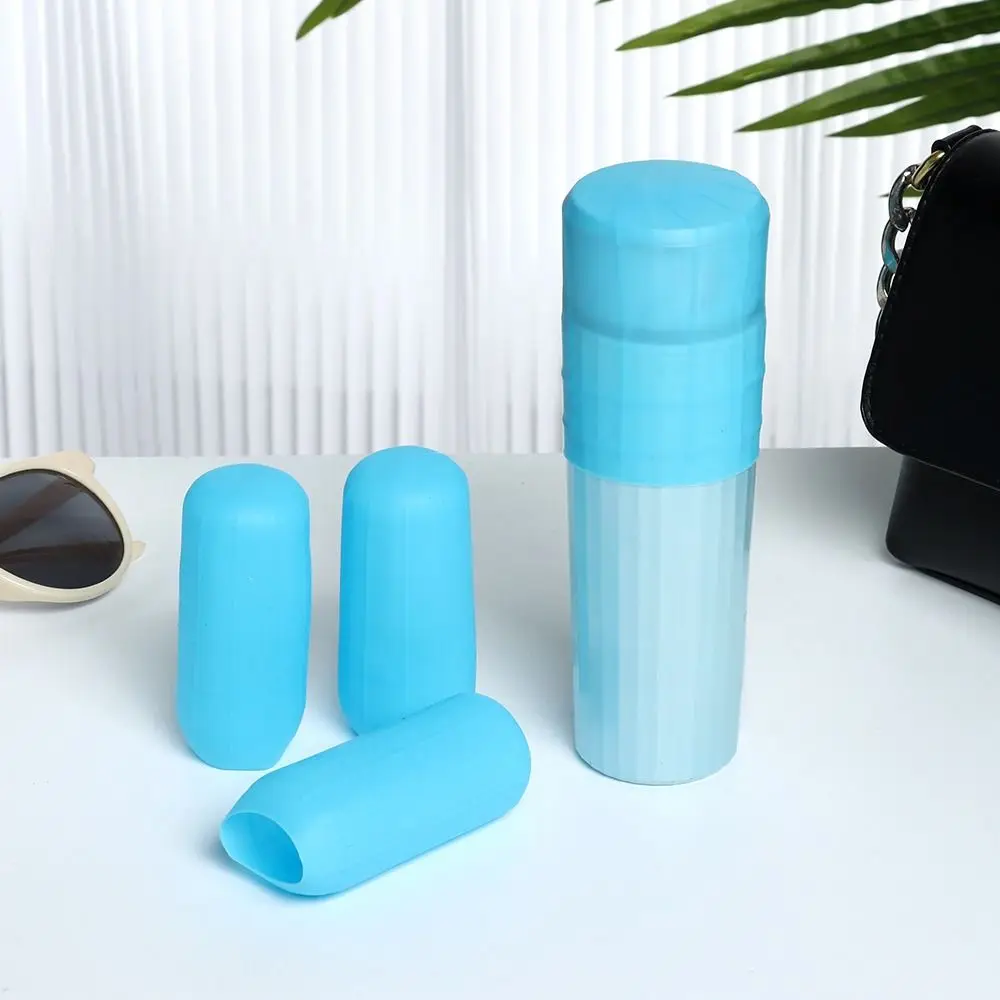 8Pcs Elastic Sleeve for Leak Proofing Travel Container in Luggage Silicone Leak Proof Sleeves for Travel