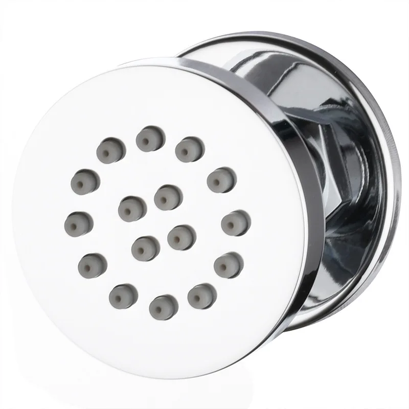 Messing Runde Kleine Top-Spray In-Wand Booster Dusche Dusche Kopf Dusche Regen Washer