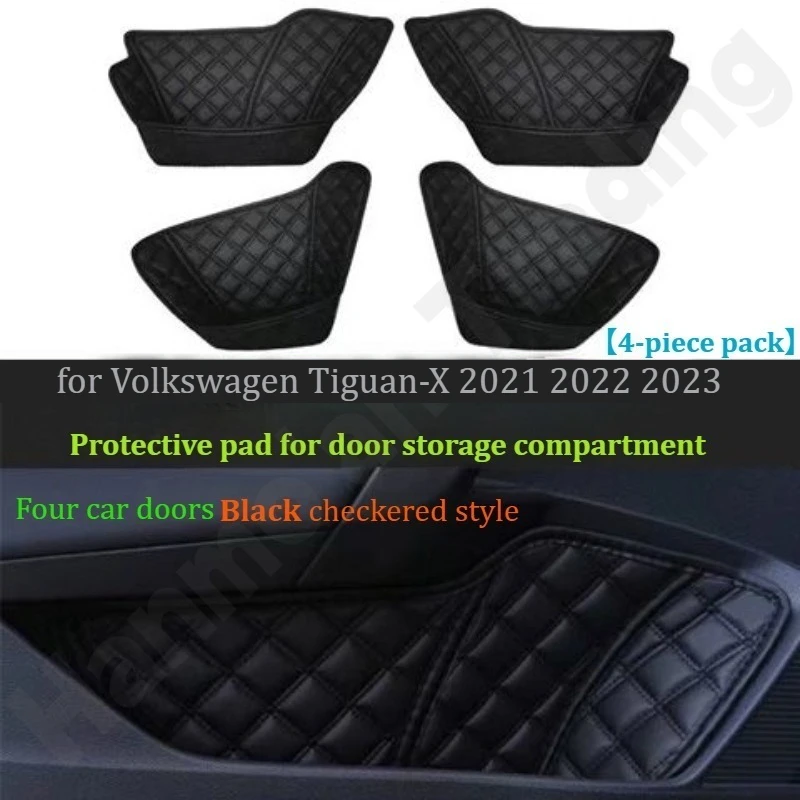 for Volkswagen Tiguan-X 2021 2022 2023 Door protection pad/storage door slot pad/interior door storage box protection pad