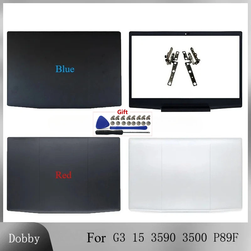 

NEW Laptop Case For Gaming G3 15 3590 3500 P89F LCD Back Cover Rear Lid Front Bezel Frame Screen Top Housing Shell Hinges Screws