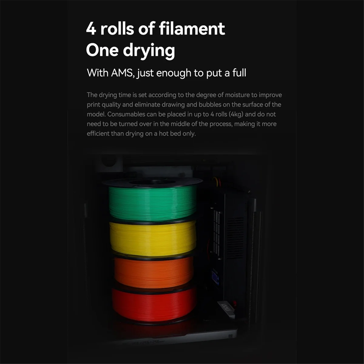 ABJZ Kamerverwarmer voor P1S Kamerverwarmingsregelaar voor Bambu X1C P1P Verwarmde Chamb PTC-verwarmer voor drietandverwarmer