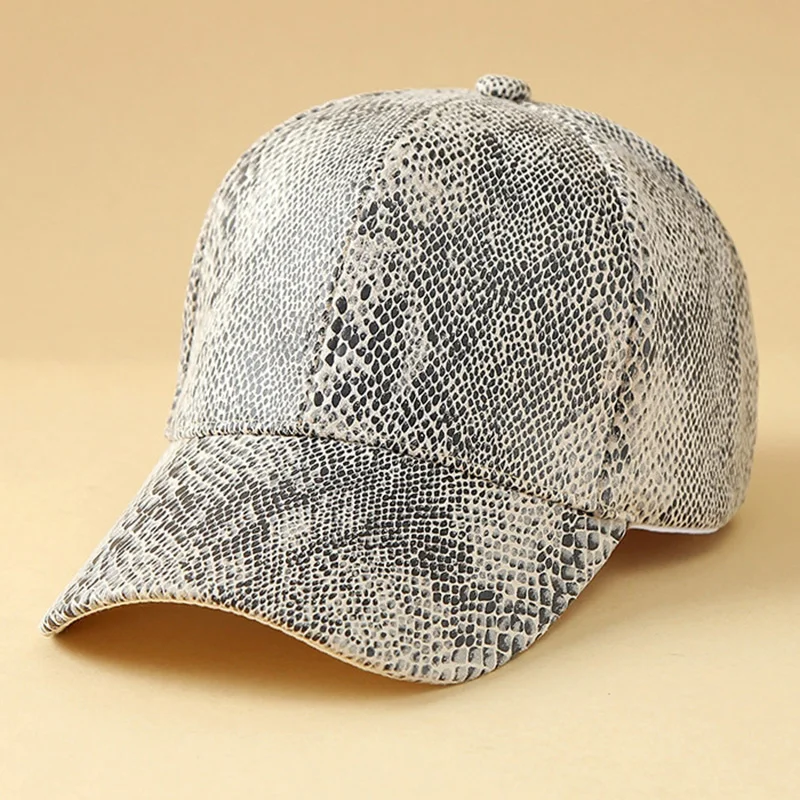 Hochwertige Herren-Baseballkappe aus Leder mit verstellbarem Druckknopfverschluss, Outdoor-Aktivitäten, verstellbare Baseballkappe – Detail 6