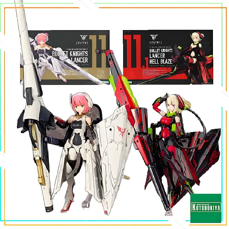 Kotobukiya Original Model Kit MEGAMI DEVICE Anime Action BULLET KNIGHTS LANCER HELL BLAZE Figure Assembly Model Toys