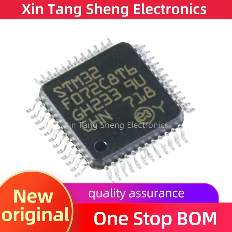 New STM32F072C8T6 STM32F072CBT6 MCU IC chip microcontroller MCU