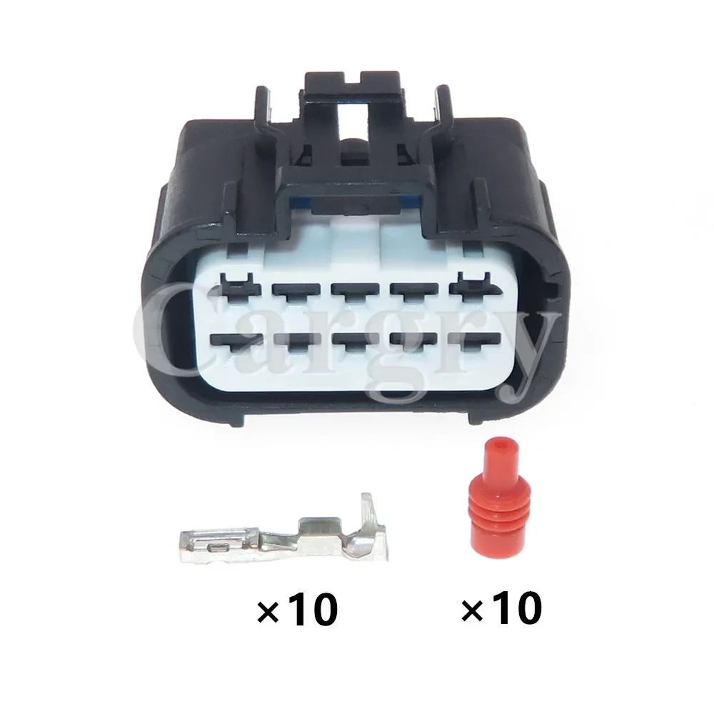 1 Set 10P 6189-7601 6189-7602 Automobile Headlights Electric Wire Male and Female Docking Plug AC Assembly For Roewe Chevrolet