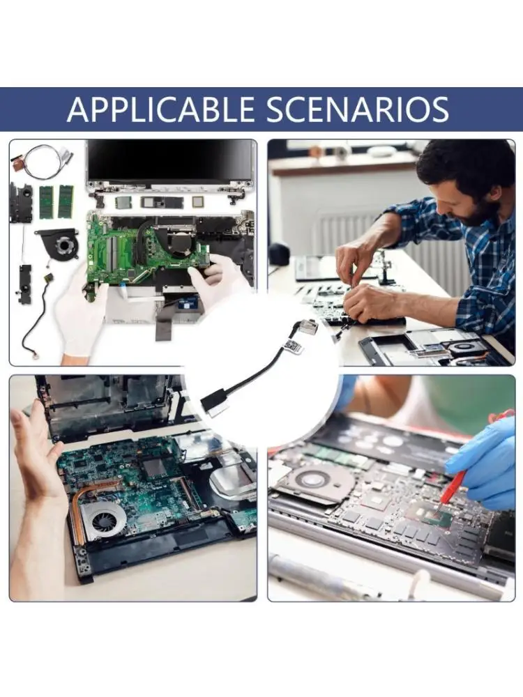 

Y1UB Laptop Charging Port Repair Power Port Connector Replacement for 3405 3501 3505 3511 3515 5593 5594 Laptop Accessories