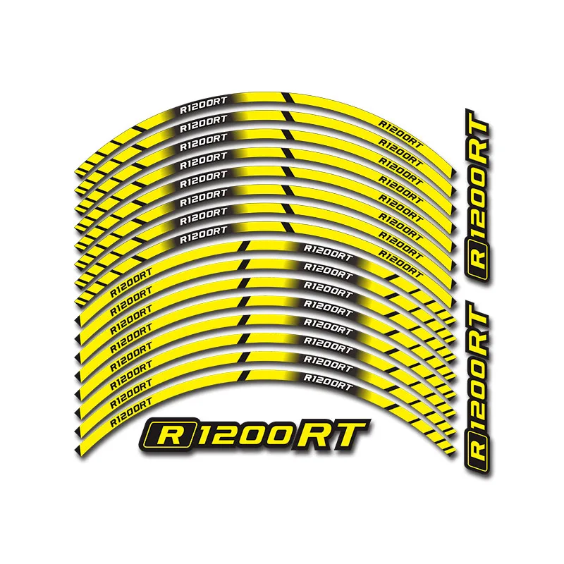 Наклейка на колесо мотоцикла, полоса обода, 17 дюймов, наклейка, водонепроницаемая лента для R1200RT, декоративная Водонепроницаемая наклейка