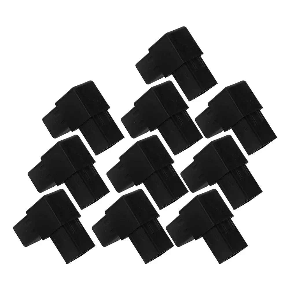 

20pcs Square Pipe Plastic Connector Durable Frame Joint For Air Conditioner Mount Support Square Tube Assembly Link Tubing