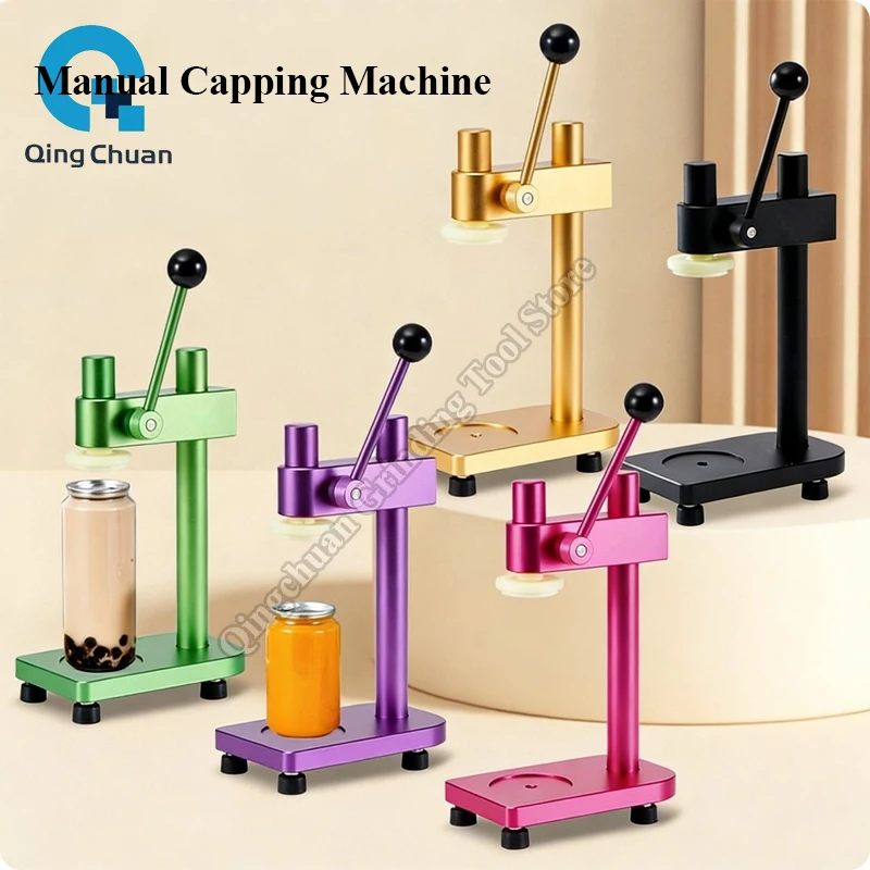 Picture 7: Manual Capping Sealing Machine Hand Press Sealing Machine Portable Beverage Packaging Equipment Can Sealing Machine