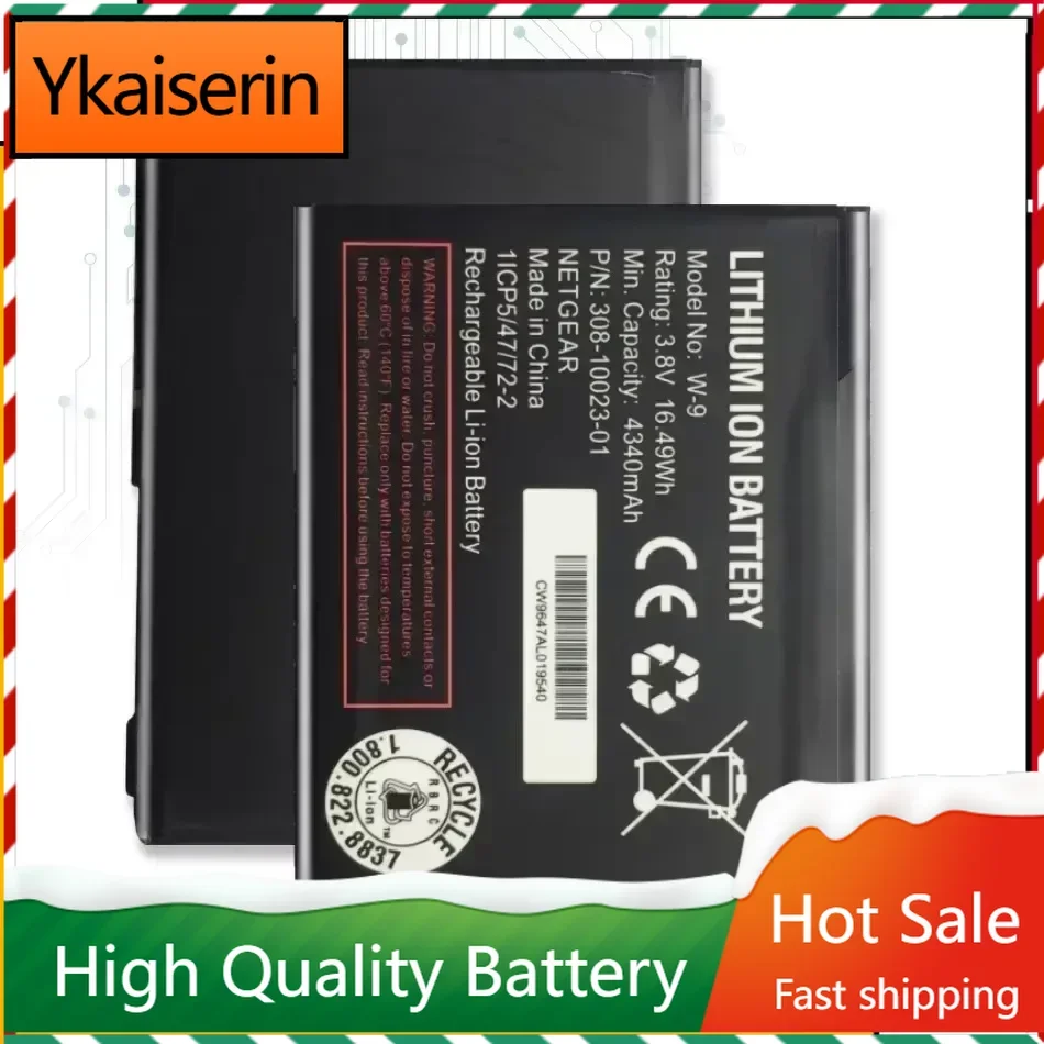 W-9	4340mAh	Replacemeny Battery For NETGEAR AirCard AC810S AC815 Verizon Mobile Phone