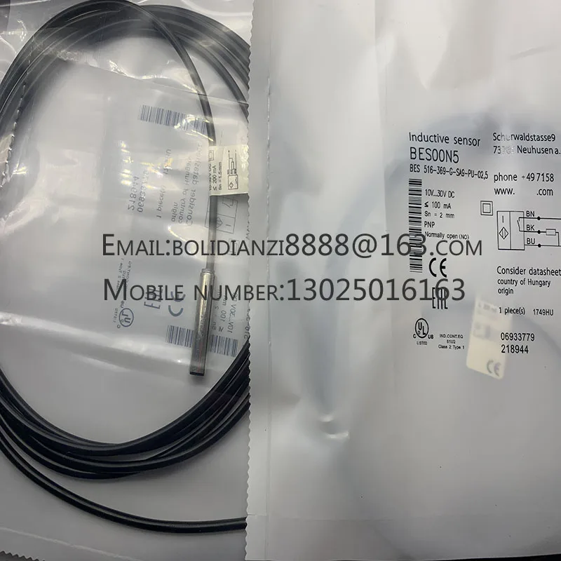 

The brand-new original sensor BES00N5 BES 516-369-G-SA9-PU-02,5 warranty for one year in stock