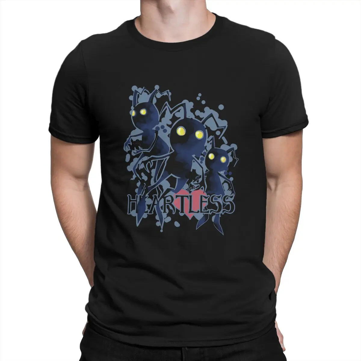 Kingdom Hearts Riku Game Newest TShirt for Men Heartless  Round Neck Pure Cotton T Shirt Hip Hop Gift Clothes Tops