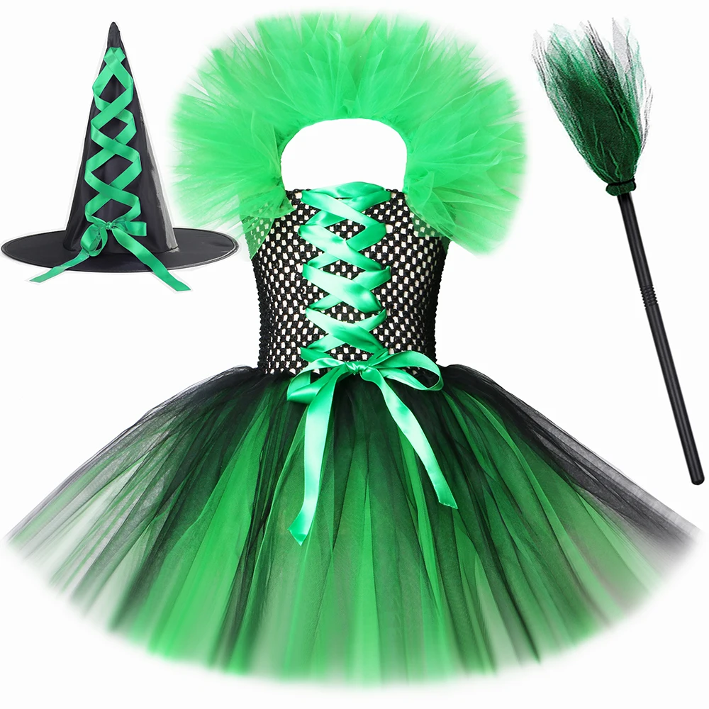 Vestido de Tule de Bruxa para - Toddler Girl Tulle Party Dress avaliação e preço