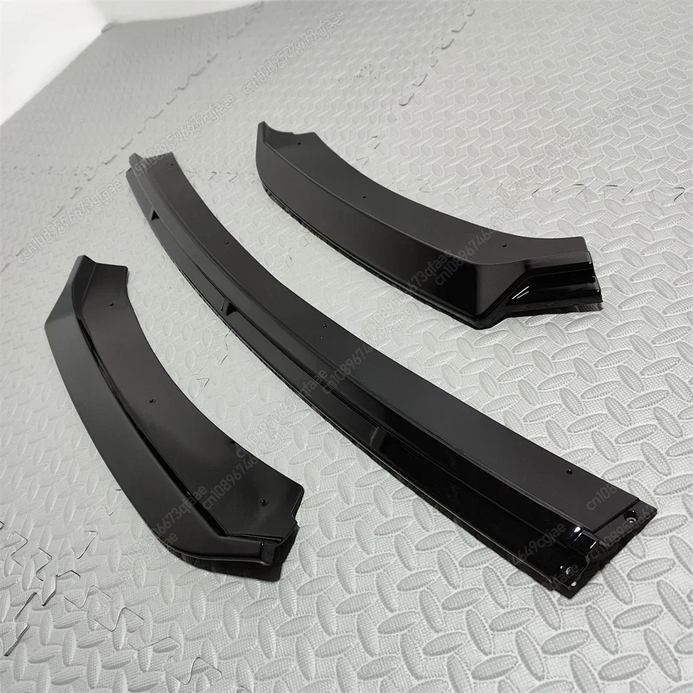 For Seat Leon MK3 MK3.5 2012-2019 Maxton Style Car Front Bumper Lip Splitter Bodykits Tuning Spoiler ABS Gloss Black Accessories